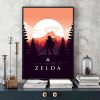 Game L Legends Of The Zelda Classic Vintage Posters HD Quality Wall Art Retro Posters For 3 - Legend Of Zelda Shop