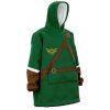 Oodie Oversized Blanket Hoodie front right 31 - Legend Of Zelda Shop