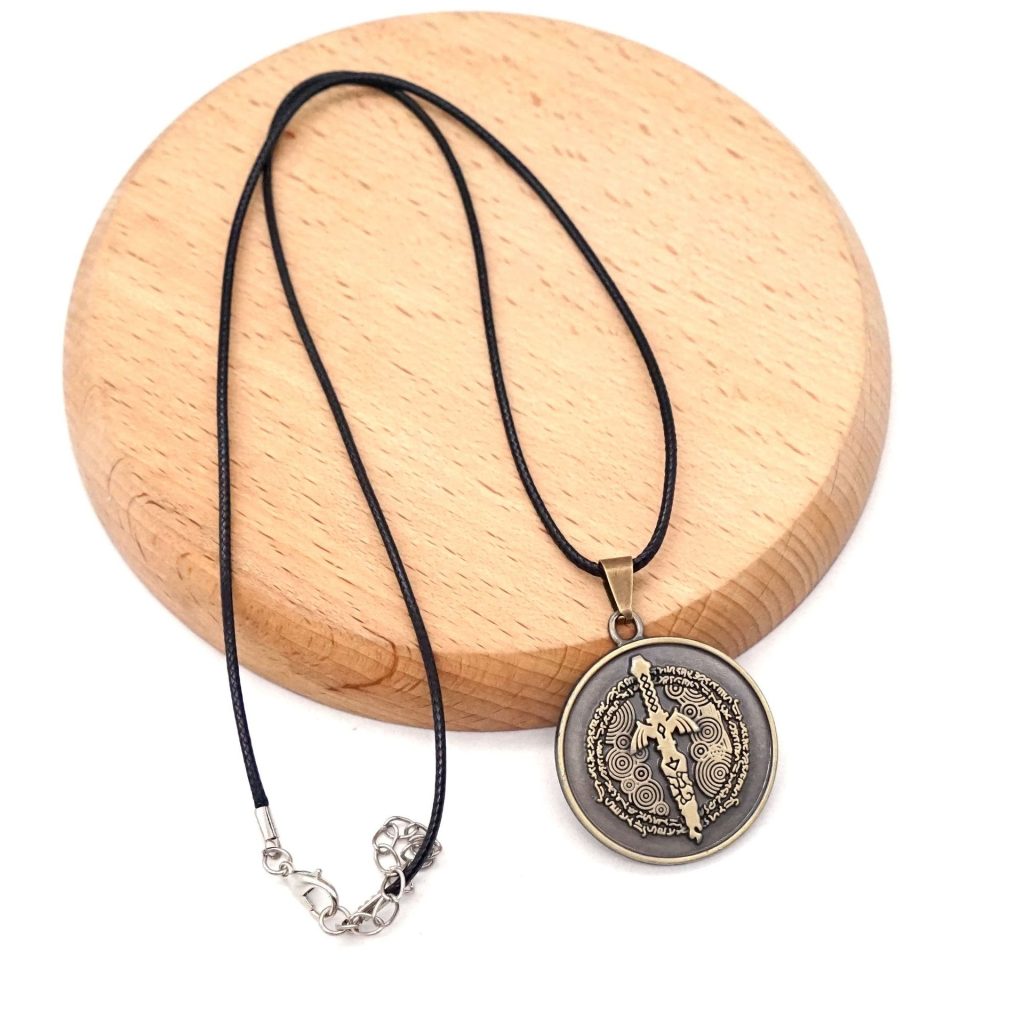 Vintage Legend of Zeldas Kingdom Tears Pendant Necklace for Men Women Link Master Sword Chain Necklace 3 - Legend Of Zelda Shop