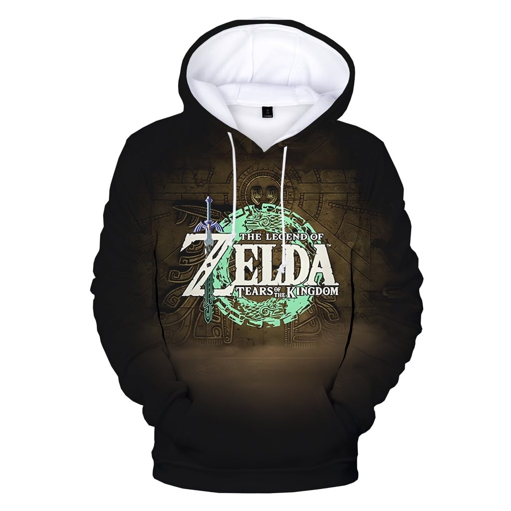zelda totk logo hoodie scaled - Legend Of Zelda Shop