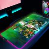 Zeldaes Computer Table Mousepad Rgb Mouse Pad Gaming Gamer Keyboard Pc Accessories Laptop Mat Deskpad Desk 10 - Legend Of Zelda Shop