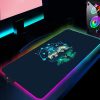 Zeldaes Computer Table Mousepad Rgb Mouse Pad Gaming Gamer Keyboard Pc Accessories Laptop Mat Deskpad Desk 4 - Legend Of Zelda Shop
