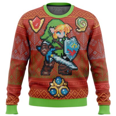 35618 men sweatshirt front 138 - Legend Of Zelda Shop