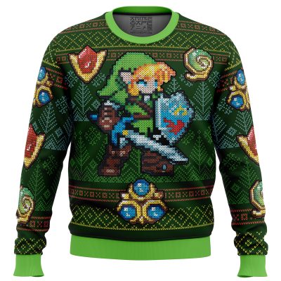 Zelda Link men sweatshirt FRONT mockup - Legend Of Zelda Shop